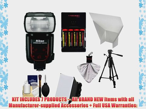 Nikon SB-910 AF Speedlight Flash with Batteries