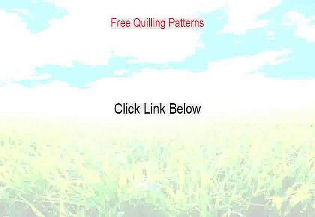 Free Quilling Patterns Reviewed - Legit Review
