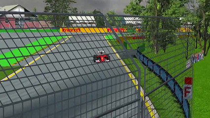rFactor - F1 2015 - Sebastian Vettel - Australia TV View - HD