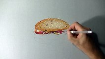 Art - Drawing Time Lapse_ McDonald's Chorizo BBQ (4 of 5 burgers)