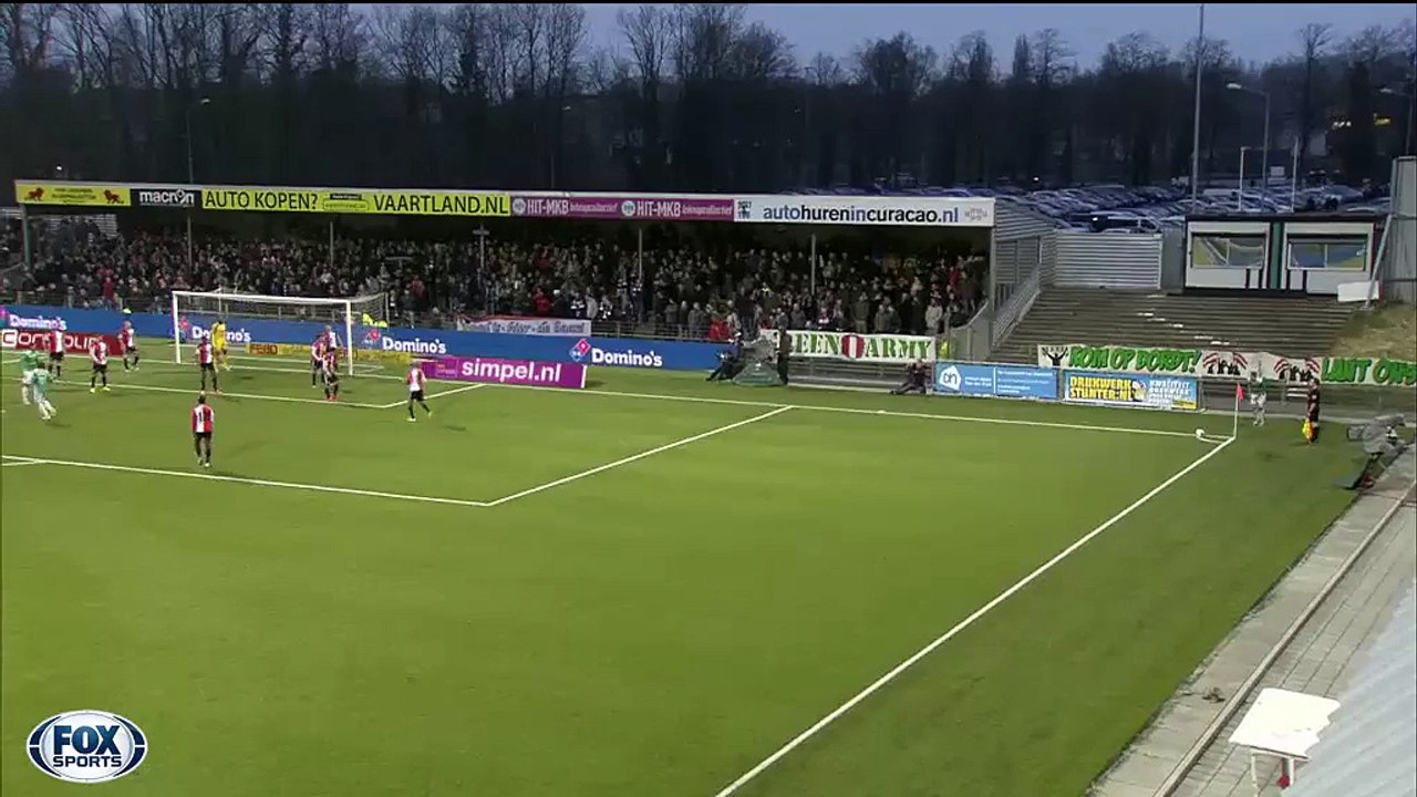 Kenneth Vermeer miracle save denying Dordrecht goalkeeper Kurto in injury time. Save of the season contender