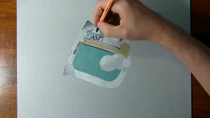 Aspirin effervescent tablet - drawing