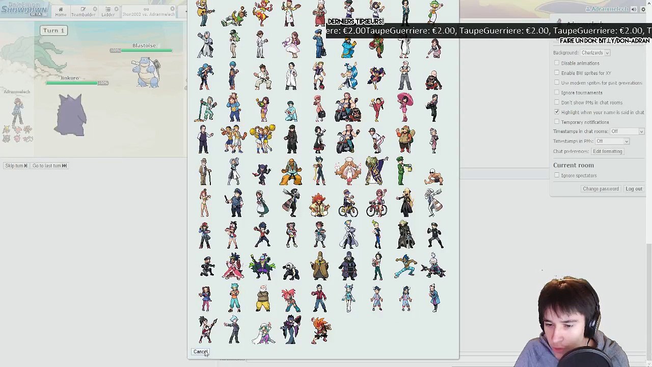 Replay Pokémon Showdown - 13 Mars 2015