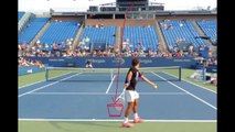Roger Federer Serve Lesson   Bucket Toss Drill Top Speed Tennis