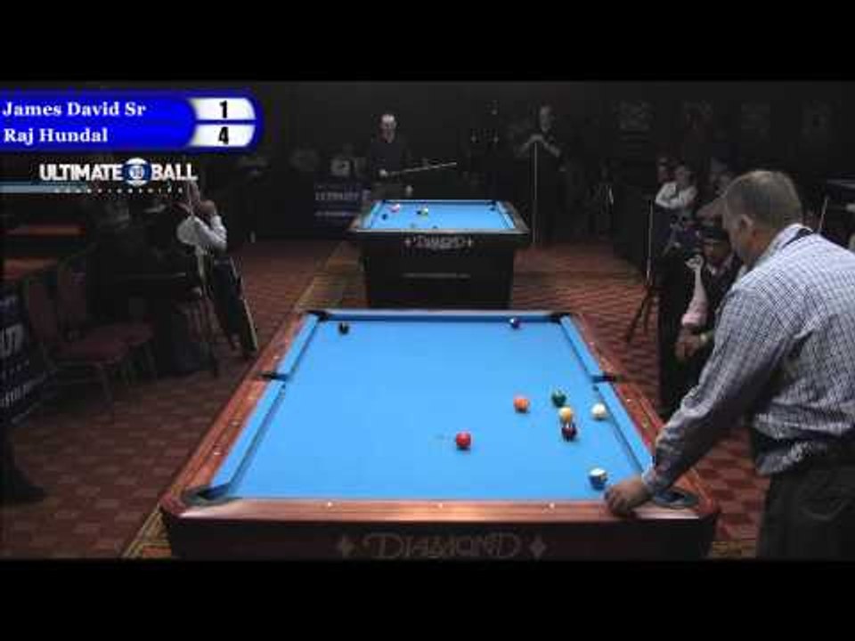 Raj Hundal vs James Davis Sr at the Ultimate 10-Ball Championships