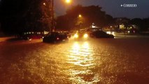 Forte chuva provoca alagamentos em Campinas