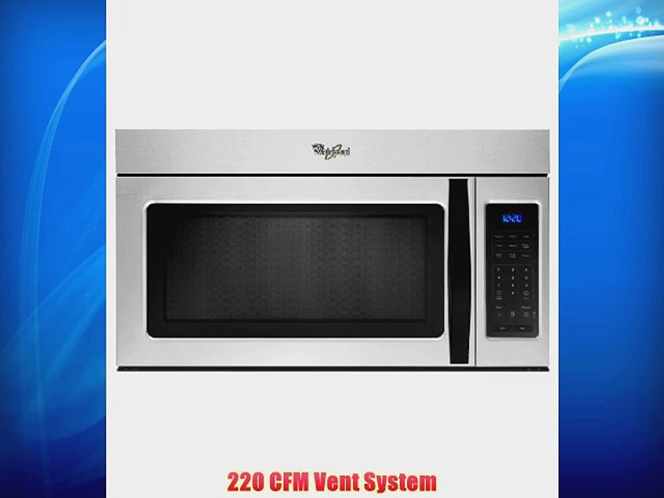 Whirlpool WMH31017AD 1.7 Cu. Ft. Stainless Look Over-the-Range Microwave