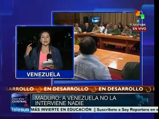 Maduro advierte que no permitirá que intevengan Venezuela