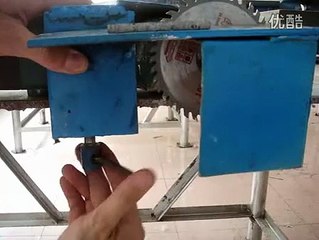 十秒鐘，電動打磨機變台鋸手工DIY