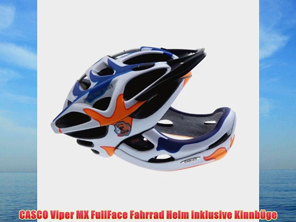 CASCO Viper MX FullFace Fahrrad Helm inklusive Kinnb?ge