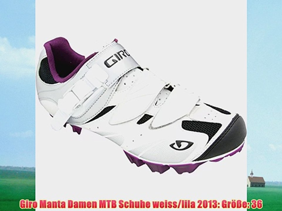 Giro Manta Damen MTB Schuhe weiss/lila 2013: Gr??e: 36