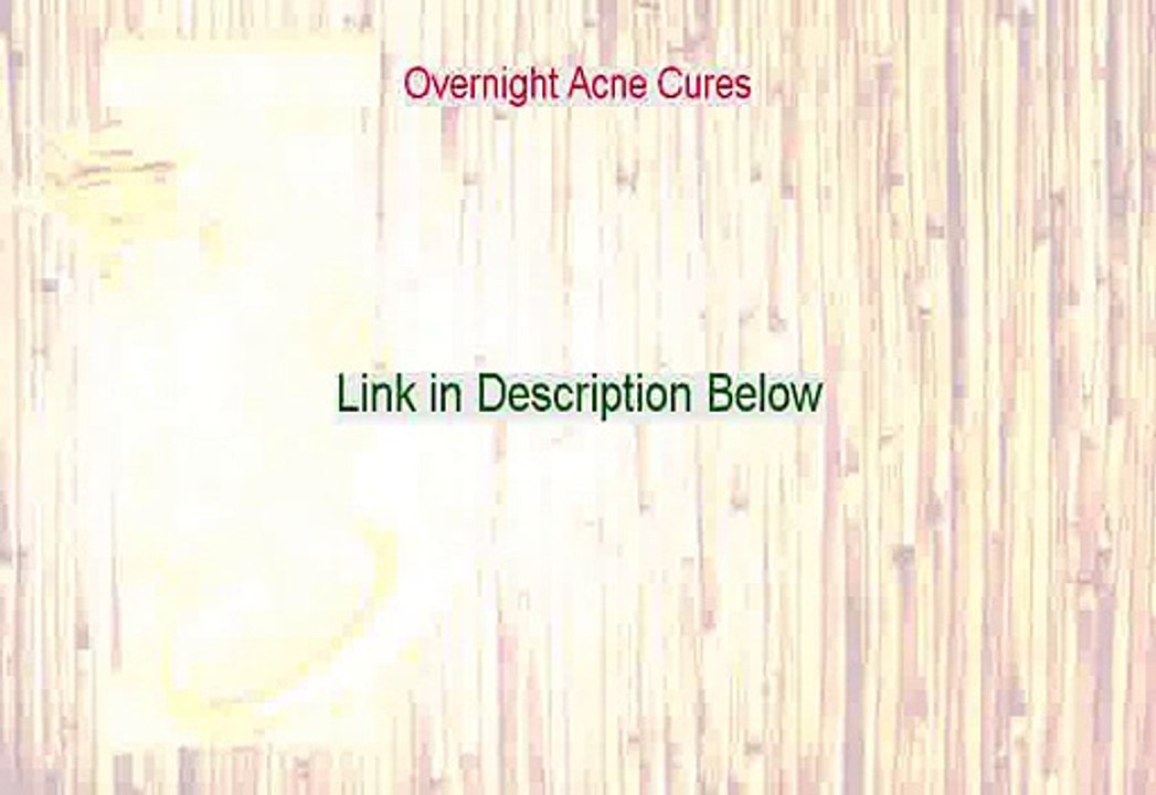 Overnight Acne Cures Free Download (Free of Risk Download)