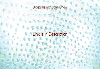 Blogging with John Chow PDF - blogging john chow ezgprodurl