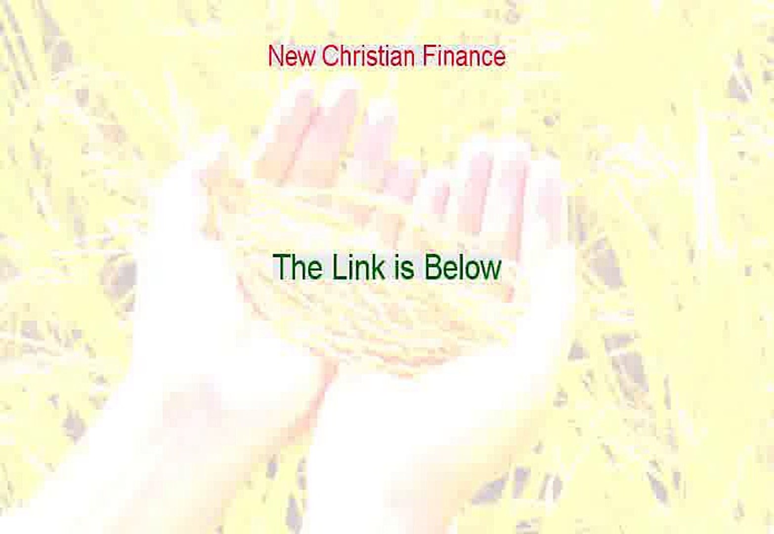 New Christian Finance Review (Legit Review 2015)