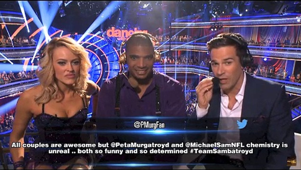 Peta Murgatroyd and Michael Sam on DWTS All Access 3-16-15
