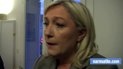 Départementales 2015: Marine Le Pen en meeting à Six-Fours