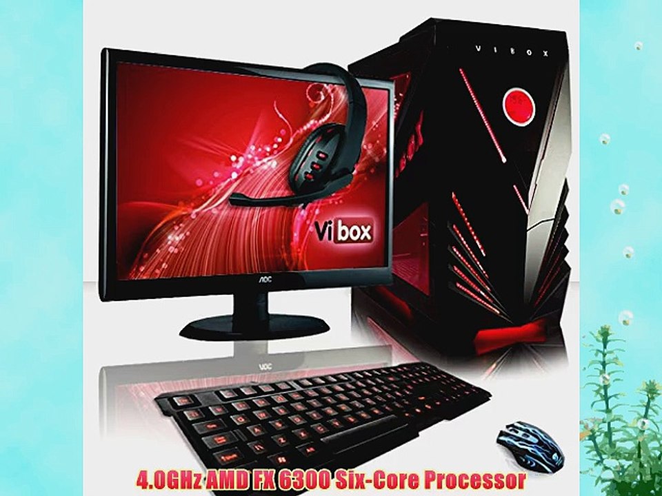 VIBOX Apache Package 9LW - 4.0GHz Six Core GTX 960 Desktop Gaming PC Computer Complete Full