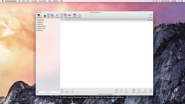 How to use Navicat Cloud service? (mac)