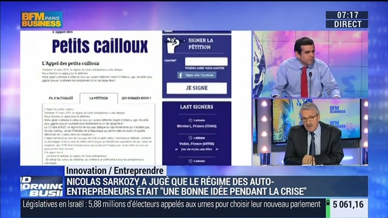Auto-entrepreneur: "Les Français ont besoin de croire à l'entreprise, à l'initiative et à la chance": François Hurel - 17/03
