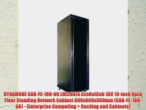 DYNAMODE CAB-FE-18U-66 LMS DATA EcoNetCab 18U 19-inch Rack Floor Standing Network Cabinet 600x600x980mm