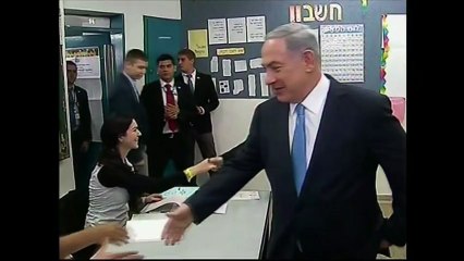 Législatives israéliennes : Benjamin Netanyahou vote