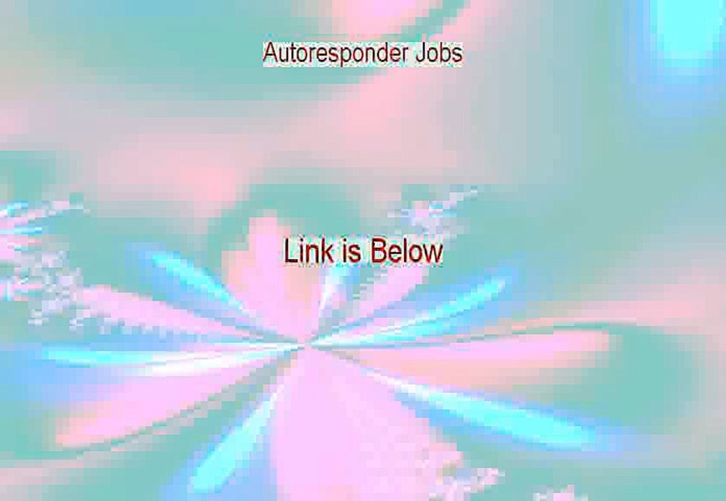 Autoresponder Jobs Free Review - Video Review