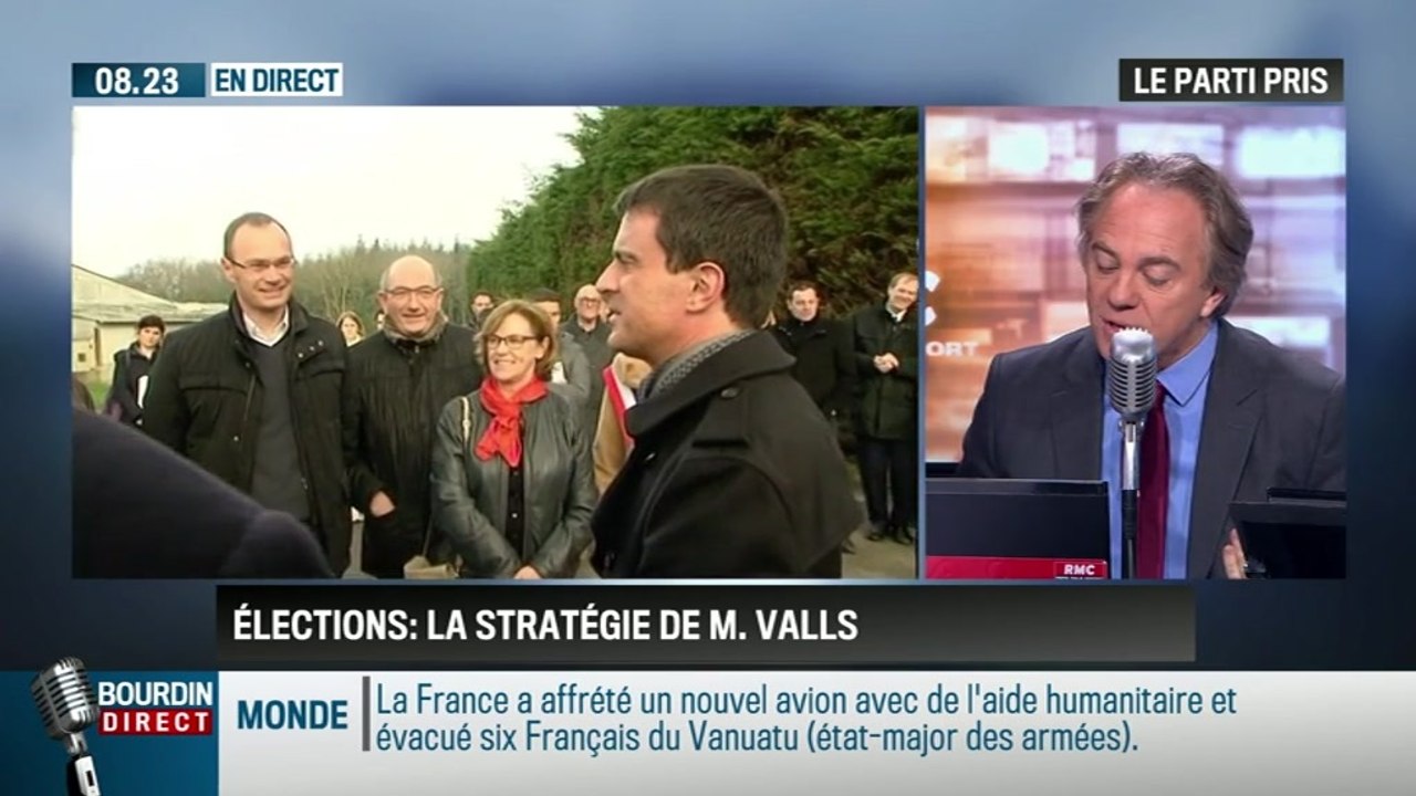 Le parti pris d'Hervé Gattegno: Départementales 2015: "La stratégie de Manuel Valls est perdante sur toute la ligne" - 17/03