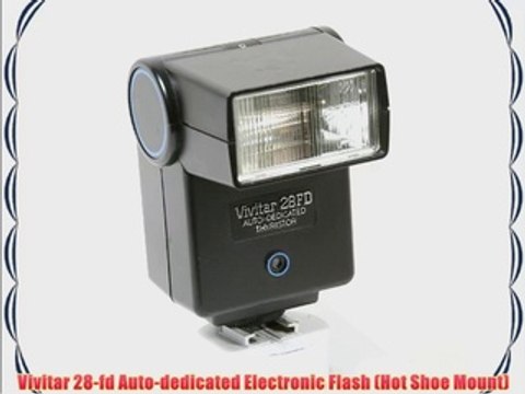 Vivitar 28-fd Auto-dedicated Electronic Flash (Hot Shoe Mount)