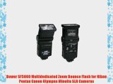 Bower SF5000 Multidedicated Zoom Bounce Flash for Nikon Pentax Canon Olympus Minolta SLR Cameras