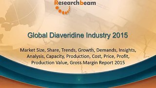Global Diaveridine Industry Size, Share, Market Trends, Growth, Report 2015