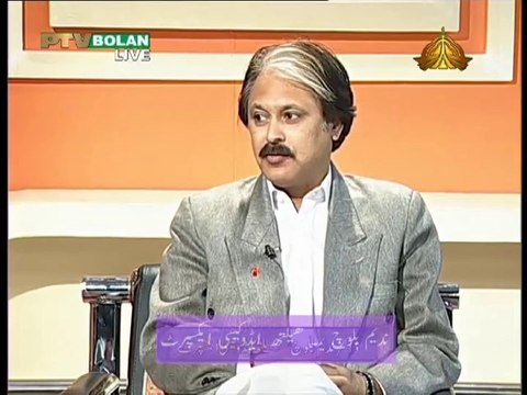 Health Advocacy Expert Mr. Nadeem Feyrozai discussing the role of LHWs, CMWs, Vaccinators and Breastfeeding in reducing MMR in PTV Bolan Live Show