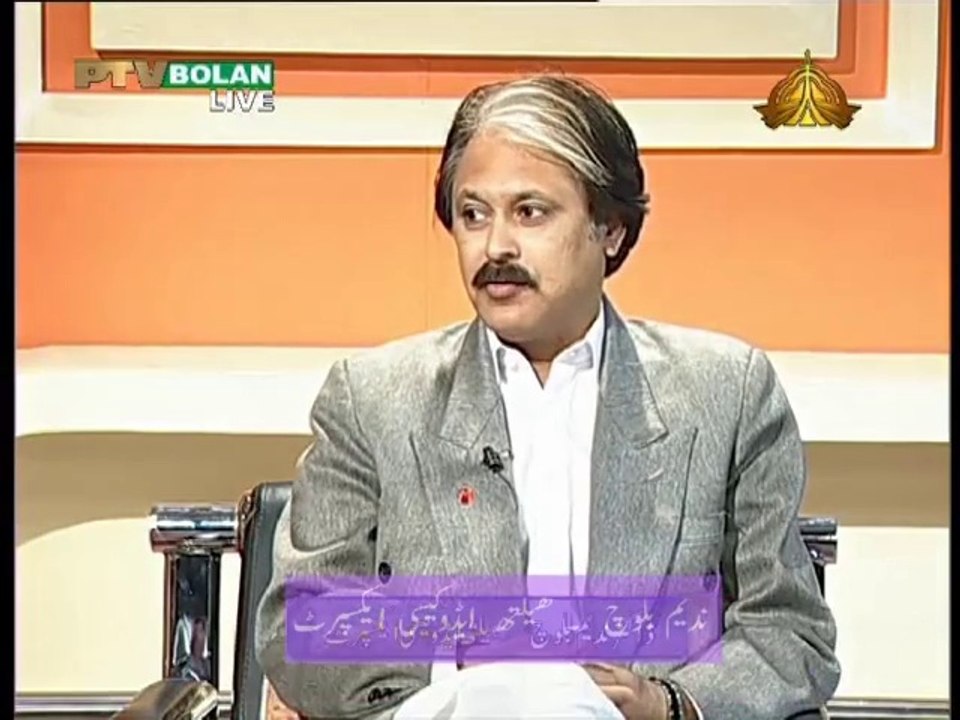 Health Advocacy Expert Mr. Nadeem Feyrozai discussing the role of LHWs, CMWs, Vaccinators and Breastfeeding in reducing MMR in PTV Bolan Live Show