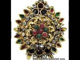 Beautiful Indian Design Kundan Heavy Wedding Rings From India