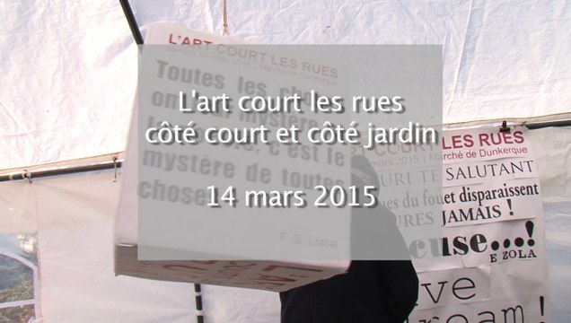 printemps des poetes . L'art court les rues