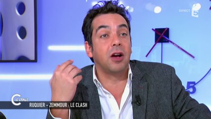 Le clash Ruquier - Zemmour vu par Patrick Cohen - C à vous - 16/03/2015