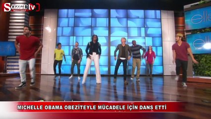 Michelle Obama obeziteyle mücadele için dans etti