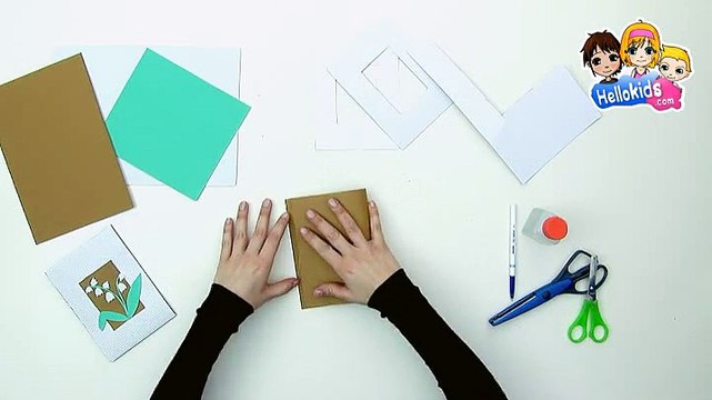 BRICOLAGE MUGUET 1er MAI : Carte Muguet relief