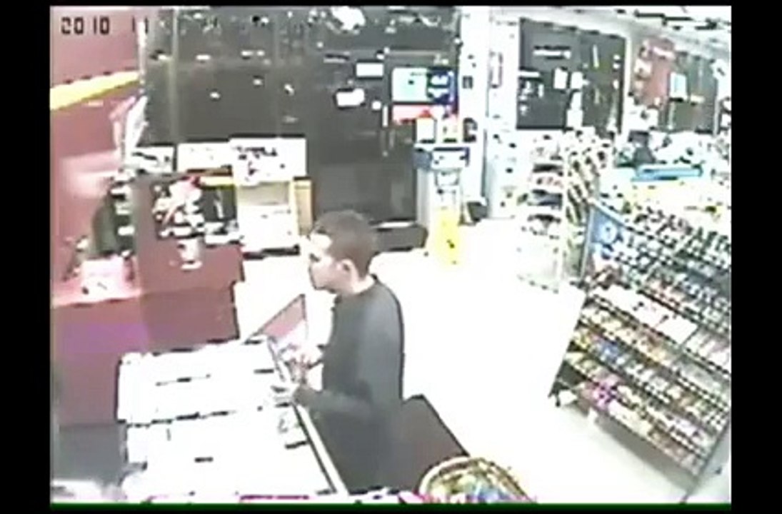 Guy in a wheelchair stops a robbery