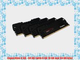 HyperX 32 GB 1600 MHz CL9 DDR3 HyperX Beast Desktop Memory Kit (4 x 8GB) - Intel XMP