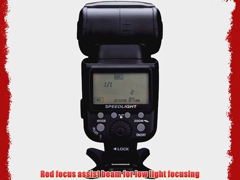 Vivitar Series 1 DF-583 Power Zoom DSLR Wireless TTL Flash (for Nikon i-TTL)