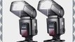 Neewer Two TT520 Flash Speedlite for Canon Nikon Sony Panasonic Olympus Fujifilm Pentax Sigma