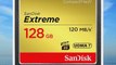 SanDisk Extreme CompactFlash 128 GB Memory Card 120 MB/s UDMA 7 (SDCFXS-128G-X46)