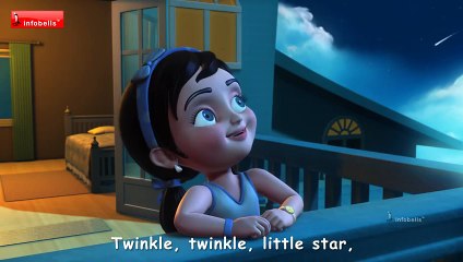Twinkle Twinkle Little Star - Rhymes with lyrics, Baby Song, Lullaby
