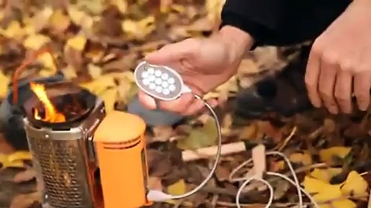 Electricity Generating Camp Stove -  ateşi elektriğe dönüştüren kamp sobası