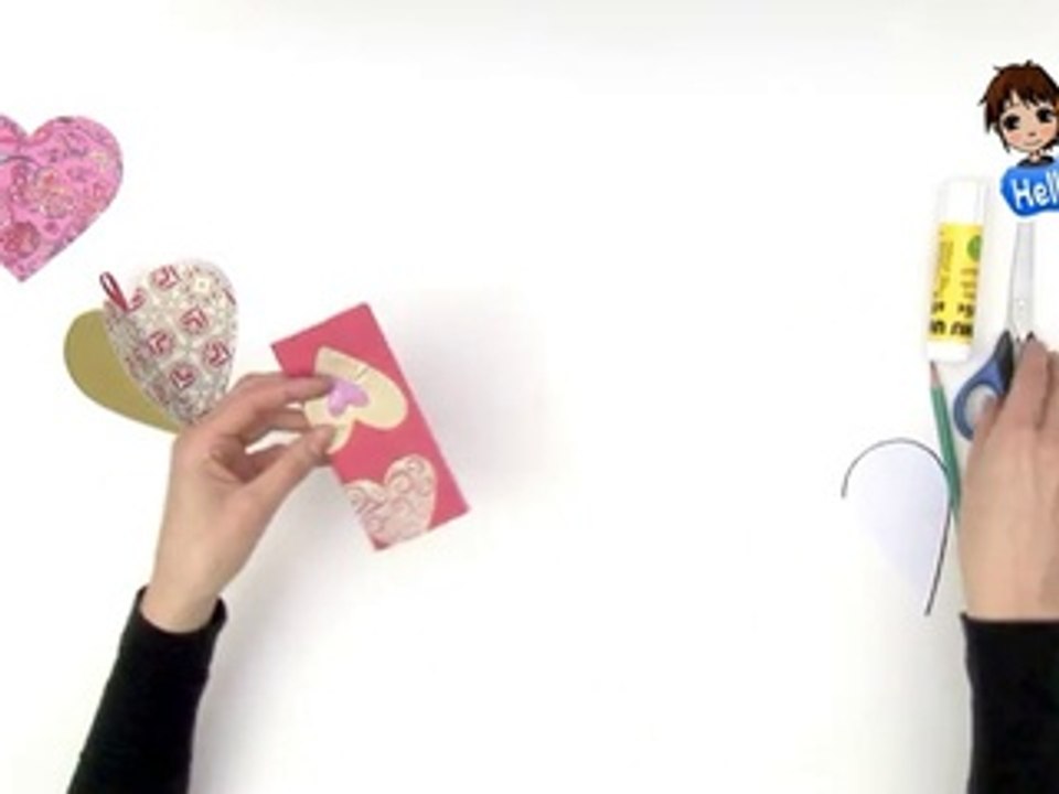 BRICOLAGE SAINT VALENTIN - Fabriquer un coeur en Papier pour la St Valentin