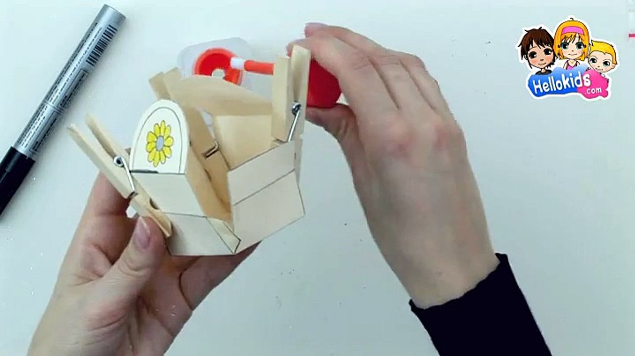 BRICOLAGE FETE DE PAQUES : Boîte en papier pour Pâques