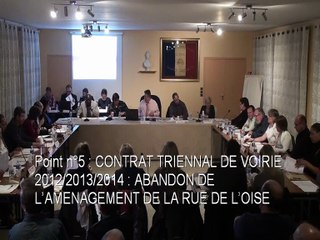 point N°5 Conseil Municipal du 6 mars 2015