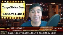 Iowa St Cyclones vs. UAB Blazers Pick Prediction NCAA Tournament College Basketball Odds Preview 3-19-2015