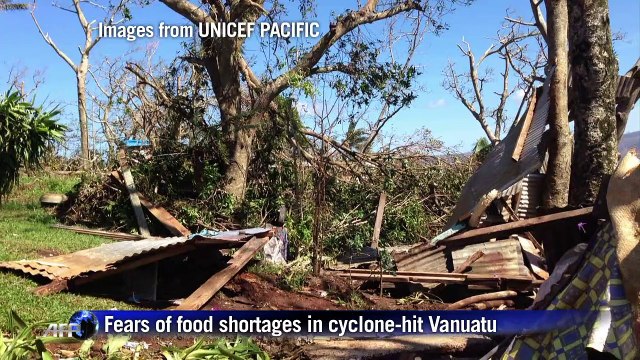 Fears of food shortages in Vanuatu as huge damage revealed