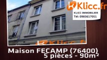 A vendre - FECAMP (76400) - 5 pièces - 90m²